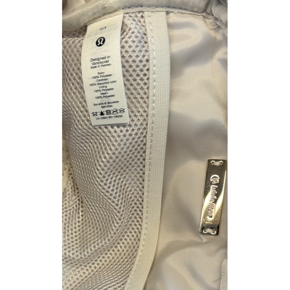 Lululemon Everywhere Fleece Belt Bag 1L Sherpa Crossbody Ivory Trench Gold - Picture 8 of 8